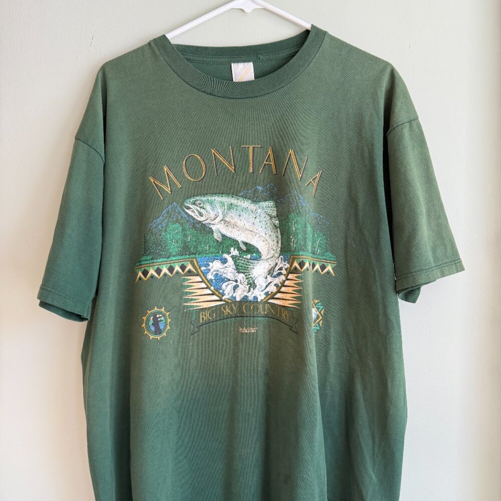 3/$30 🌟 VTG '93 Montana Tee XL - Picture 2 of 10